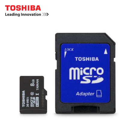 MEMORIA TOSHIBA MICRO SDHC 8GB CLASS 10 BLACK(PN PFM008U-1DCK)